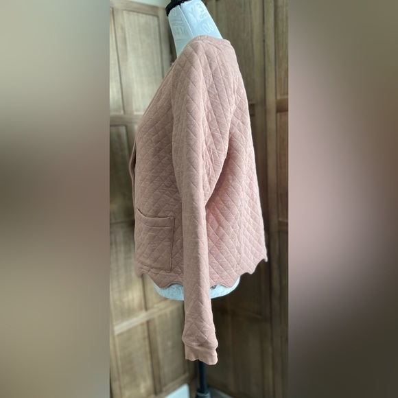 NWT Böhme Quilted Mauve Cardigan - Picture 3 of 8